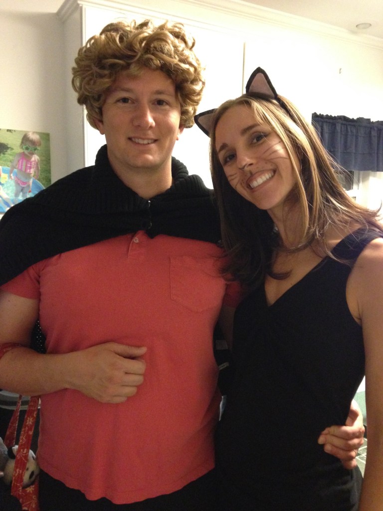 Cat Lady and Cat Costume